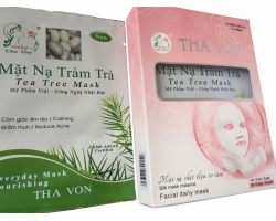 Mặt nạ tràm trà chất liệu lụa hộp 10 gói 