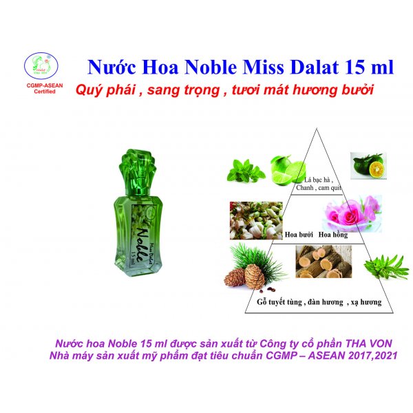 Nước Hoa Noble Miss Dalat 15 ml 